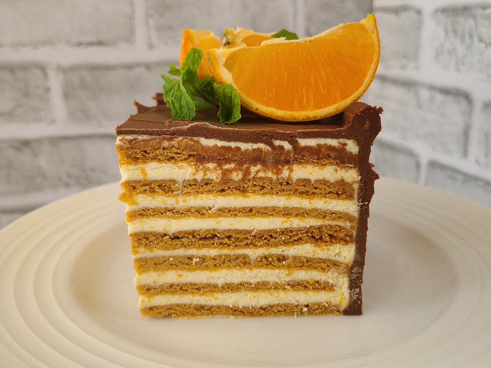 Honey Caramel-Orange Cake